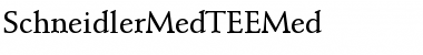 SchneidlerMedTEEMed Font