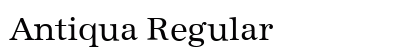 Antiqua Regular