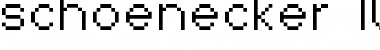 Download schoenecker 10_55 Font Download schoenecker 10_55 Font