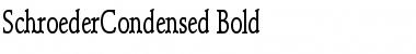 SchroederCondensed Font