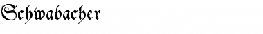 Schwabacher Font