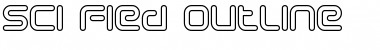 Sci Fied Outline Font