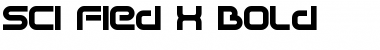 Sci Fied X Bold Font Sci Fied X Bold Font