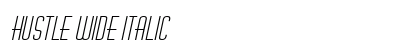 Hustle Wide Italic Preview