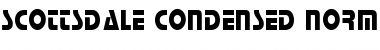 Scottsdale Condensed Normal Font