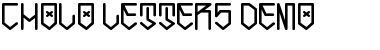 Download Cholo Letters Demo Font Download Cholo Letters Demo Font
