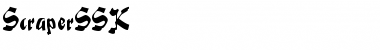 ScraperSSK Font