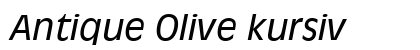 Antique Olive kursiv preview