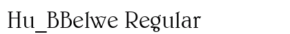 Hu_BBelwe Regular preview