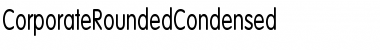 CorporateRoundedCondensed Regular Font