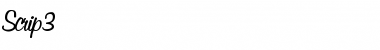 Script3 Regular Font Script3 Regular Font