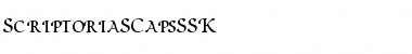 ScriptoriaSCapsSSK Font