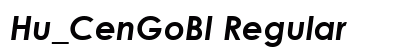 Hu_CenGoBI Regular preview