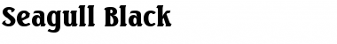 Seagull-Black Font