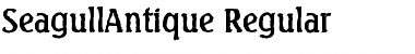 SeagullAntique Regular Font