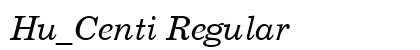 Hu_Centi Regular preview