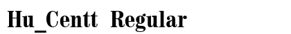 Hu_Centt Regular preview