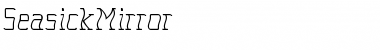 SeasickMirror Font