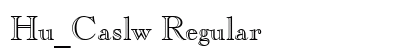 Hu_Caslw Regular preview