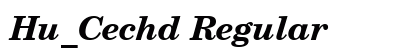 Hu_Cechd Regular preview