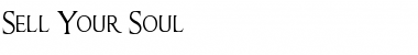 Sell Your Soul Font