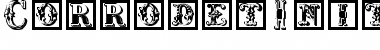 CorrodetInitials Font