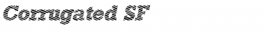 Corrugated SF Font