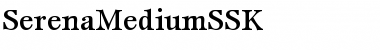 SerenaMediumSSK Regular Font