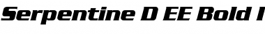 Serpentine D EE Font