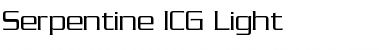 Serpentine ICG Font