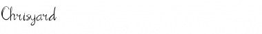 Download Chrisyard Script Font Download Chrisyard Script Font