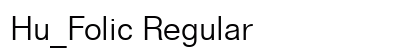 Hu_Folic Regular preview
