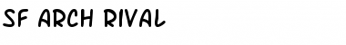 SF Arch Rival Regular Font SF Arch Rival Regular Font