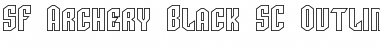 SF Archery Black SC Outline Font