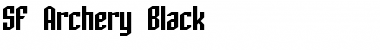 SF Archery Black Regular Font