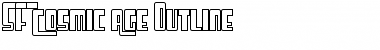 SF Cosmic Age Outline Regular Font SF Cosmic Age Outline Regular Font