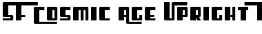 SF Cosmic Age Upright Font