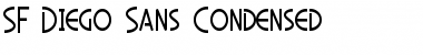 SF Diego Sans Condensed Regular Font