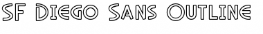 SF Diego Sans Outline Font