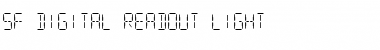 SF Digital Readout Font