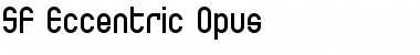 SF Eccentric Opus Regular Font