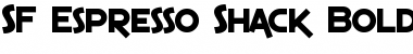 SF Espresso Shack Bold Font SF Espresso Shack Bold Font