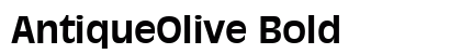 AntiqueOlive Bold Preview