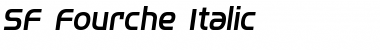 SF Fourche Italic Font SF Fourche Italic Font
