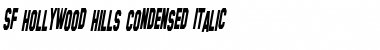 SF Hollywood Hills Condensed Font