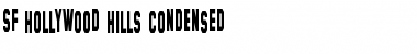 SF Hollywood Hills Condensed Font