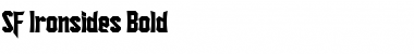 SF Ironsides Bold Font SF Ironsides Bold Font