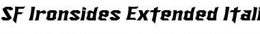 SF Ironsides Extended Font