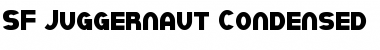 SF Juggernaut Condensed Regular Font