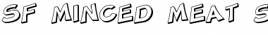 SF Minced Meat Shaded Regular Font